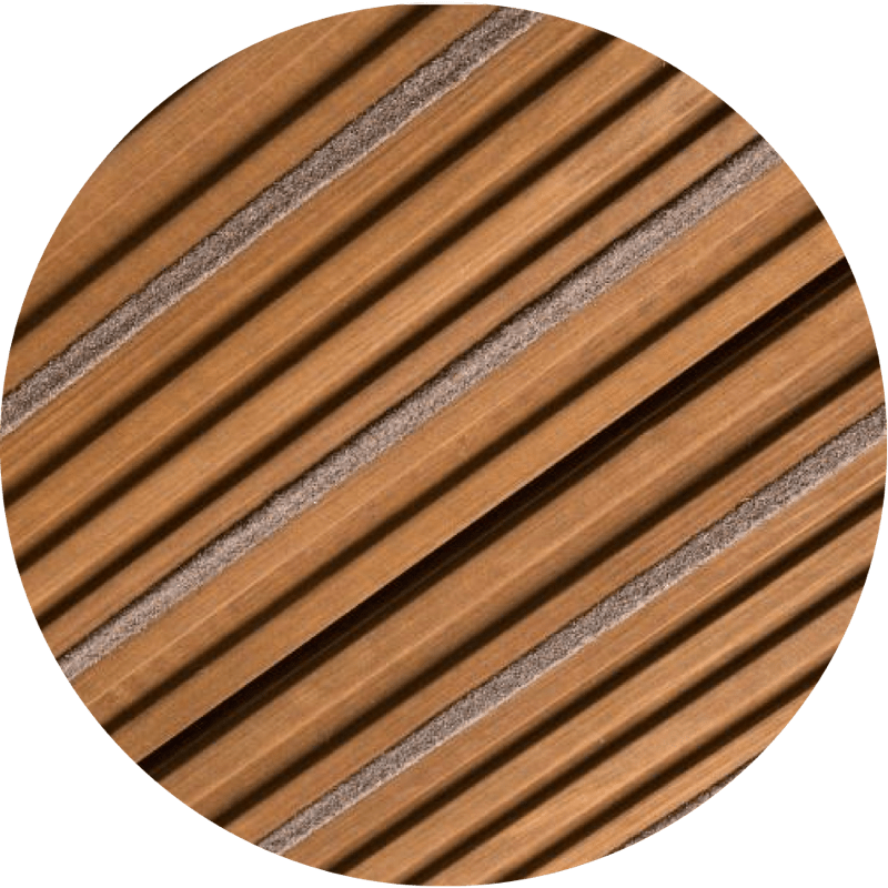 Anti-slip decking surface treatment