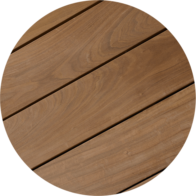 Hardwood timber decking boards