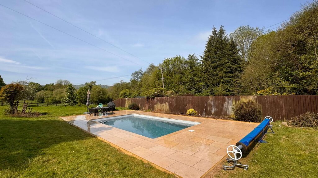 New pool slabs installed by Outdoor Home Improvements
