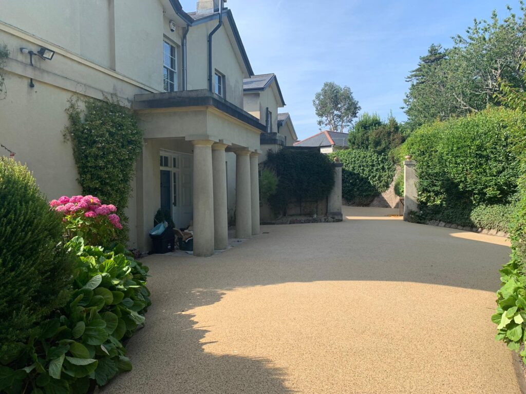 Resin bound driveway installation completed, Torquay