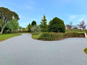 Resin bound driveway installation