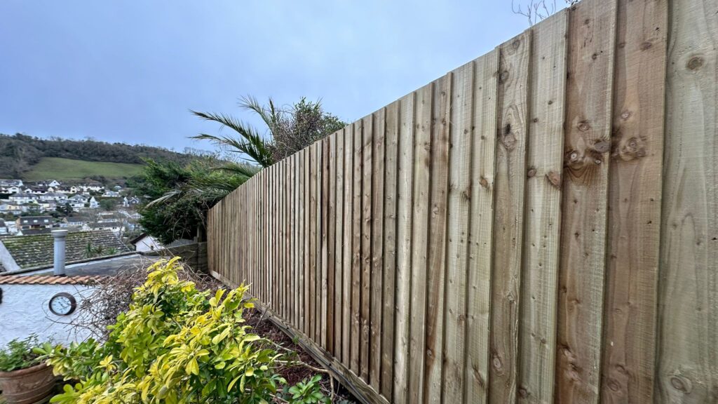 New fencing side view