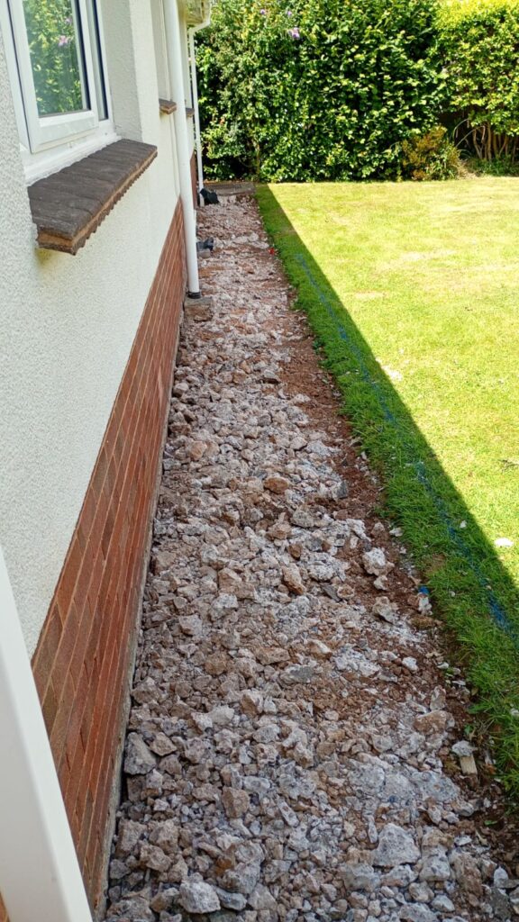 groundwork prep for resin path